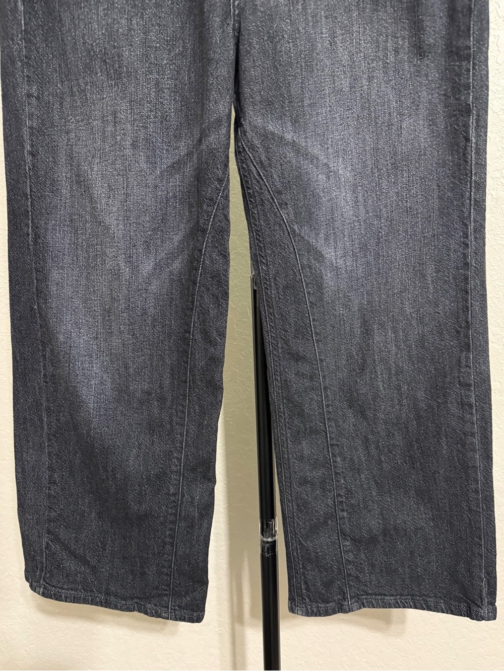 Pilcro High Rise Cropped Wide Leg Jeans Black Wash Size 30 Anthropologie - Picture 9 of 9